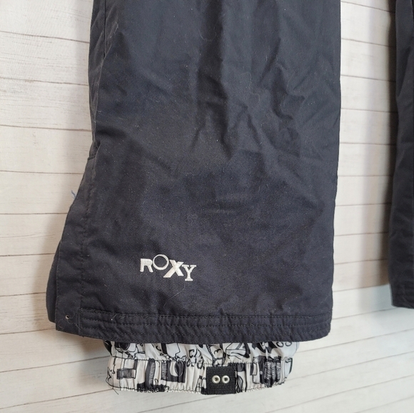 ROXY BLACK SNOWBOARD PANTS, SZ SMALL - Picture 4 of 14